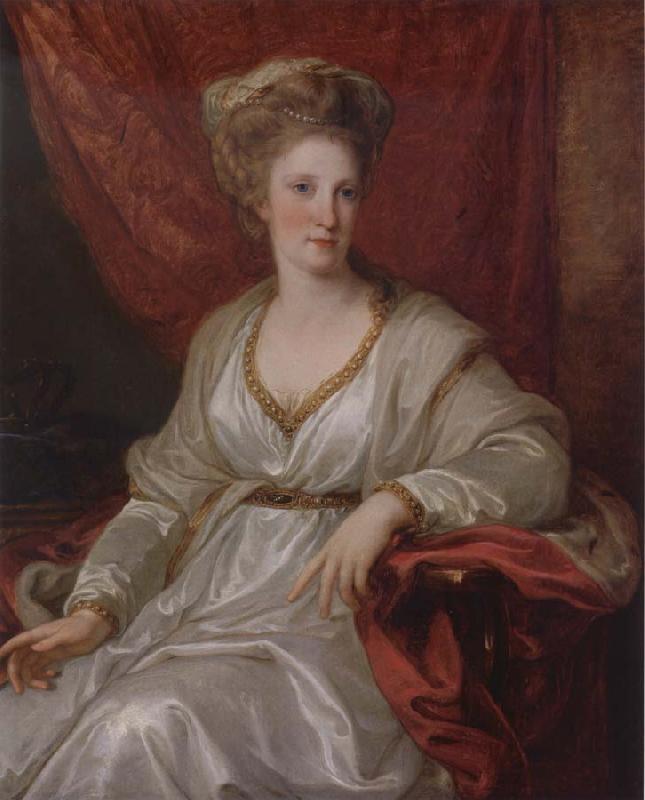 Angelica Kauffmann Bildnis Maria Karoline von Osterreich,konigin von Neapel Germany oil painting art